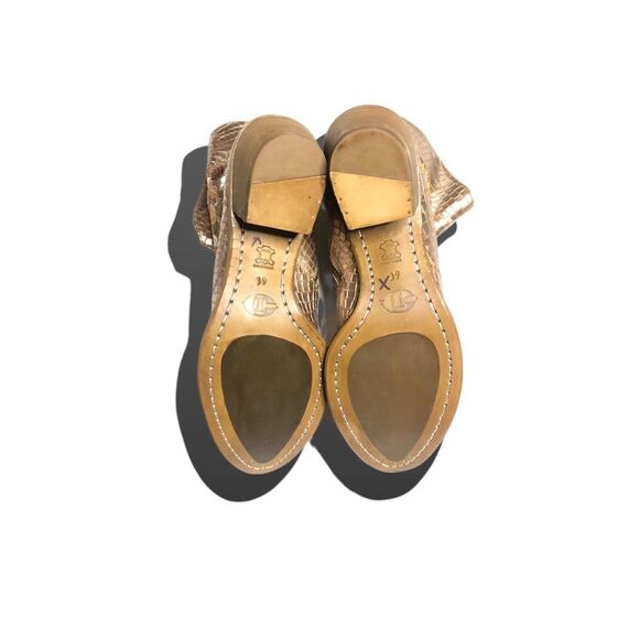 Free People x Marco Delli Evelina Metallic Embroidered Leather Ankle Boots - Picture 5 of 16